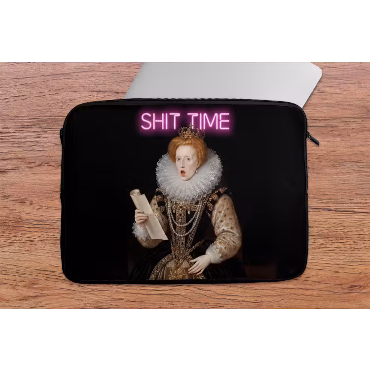 Laptophoes - Portret - Humor - Neon — 2