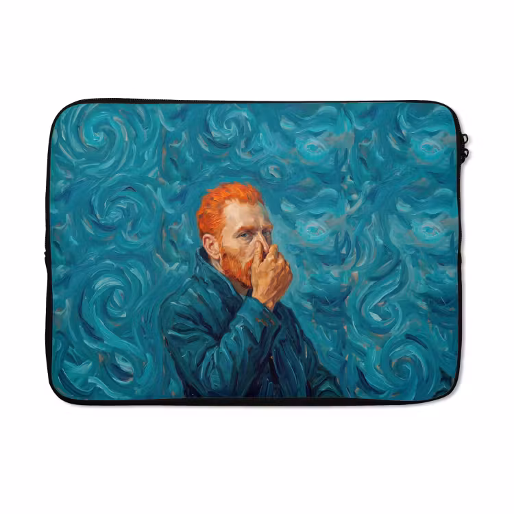 Laptophoes - Portret - Klassiek - Blauw — 5
