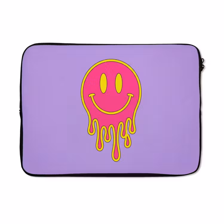 Laptophoes - Smiley - Drip - Neon — 5
