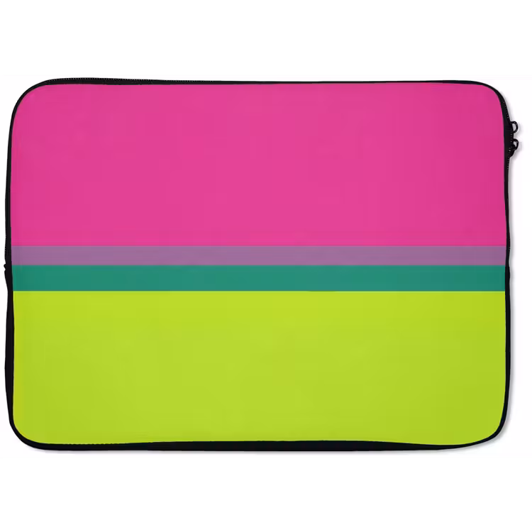 Laptophoes - Strepen - Modern - Kleurrijk — 1