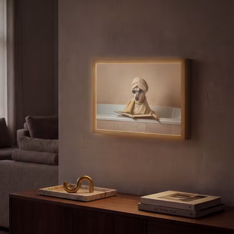 Lightbox - Wandlamp - Bad - Hond - Boek - Zonnebril — 2