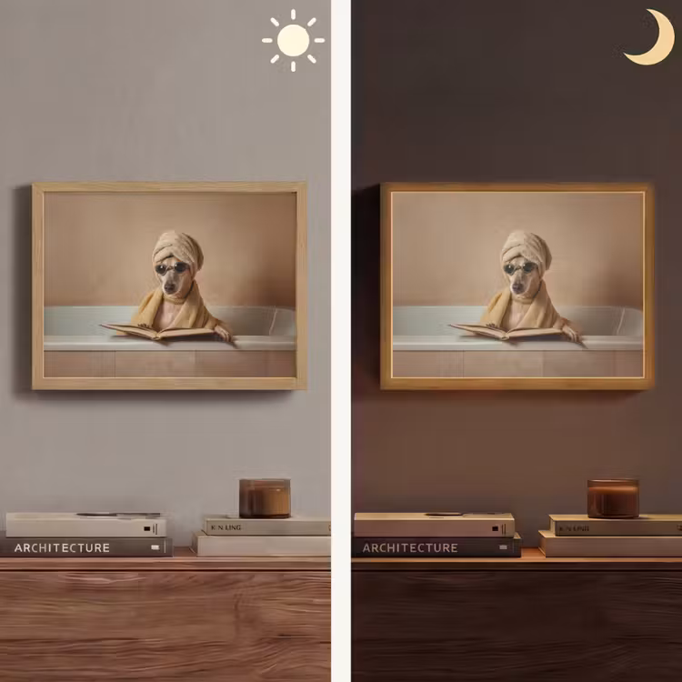 Lightbox - Wandlamp - Bad - Hond - Boek - Zonnebril — 6