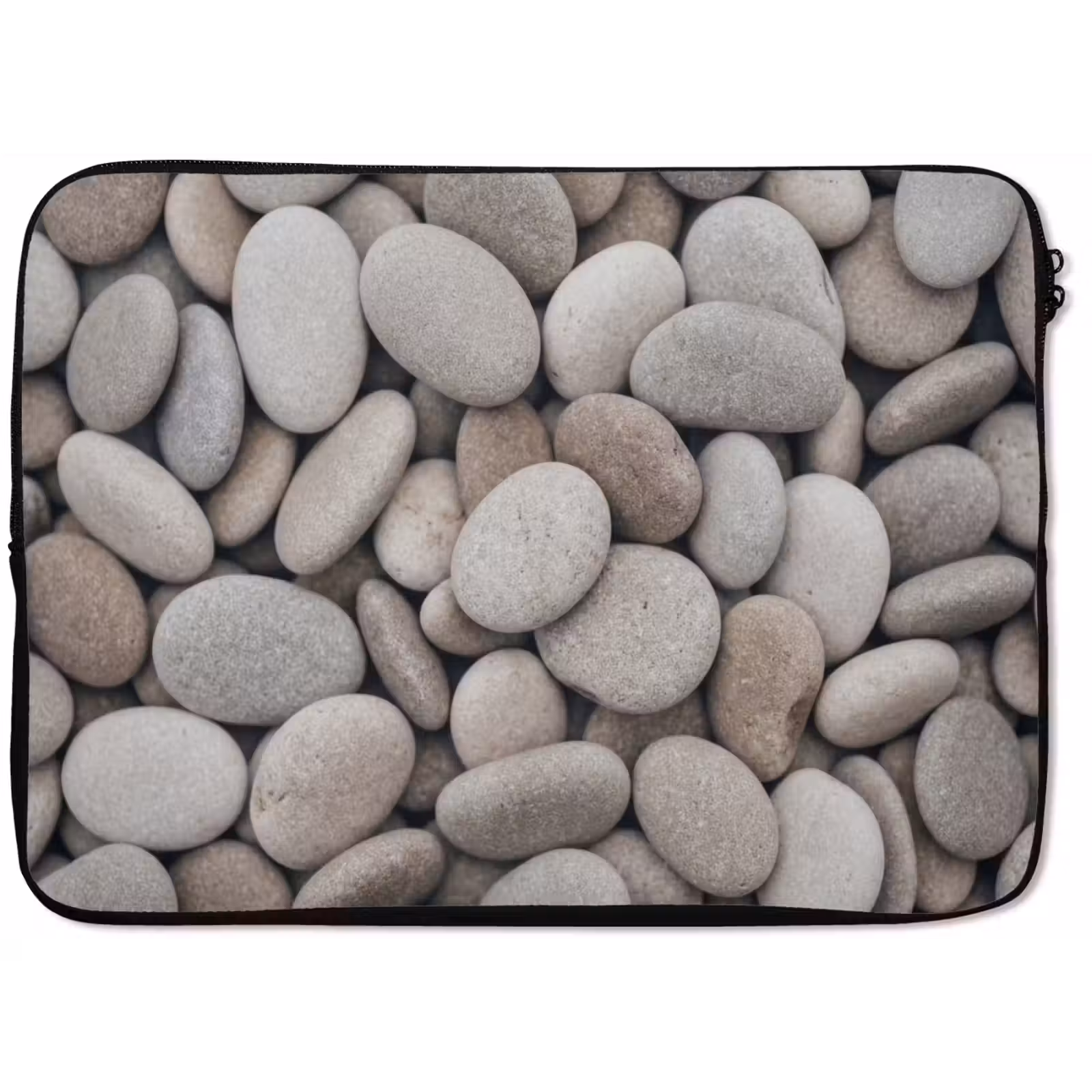 Laptophoes - Kiezels - Stenen - Grijs — 1