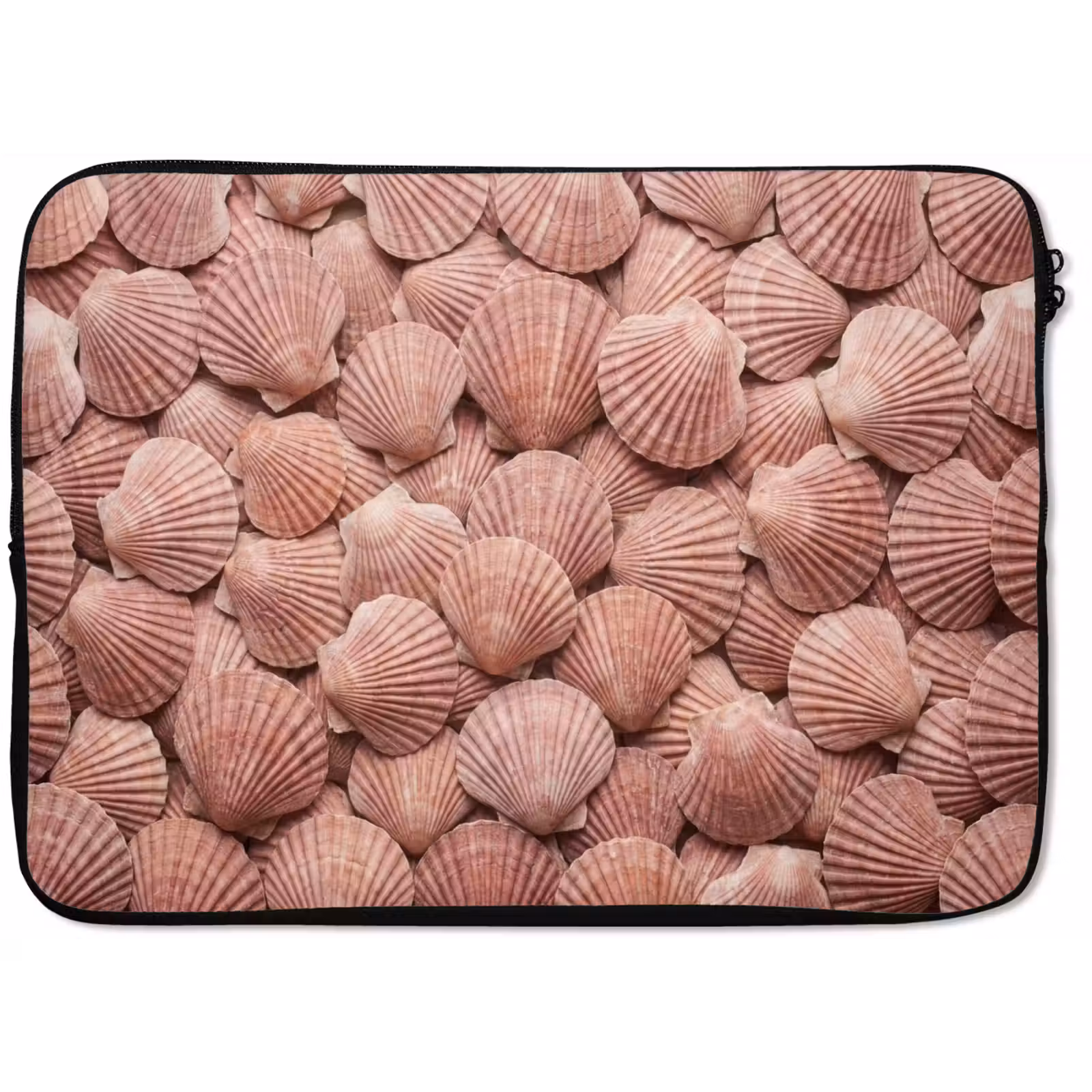 Laptophoes - Schelpen - Patroon - Roze — 1