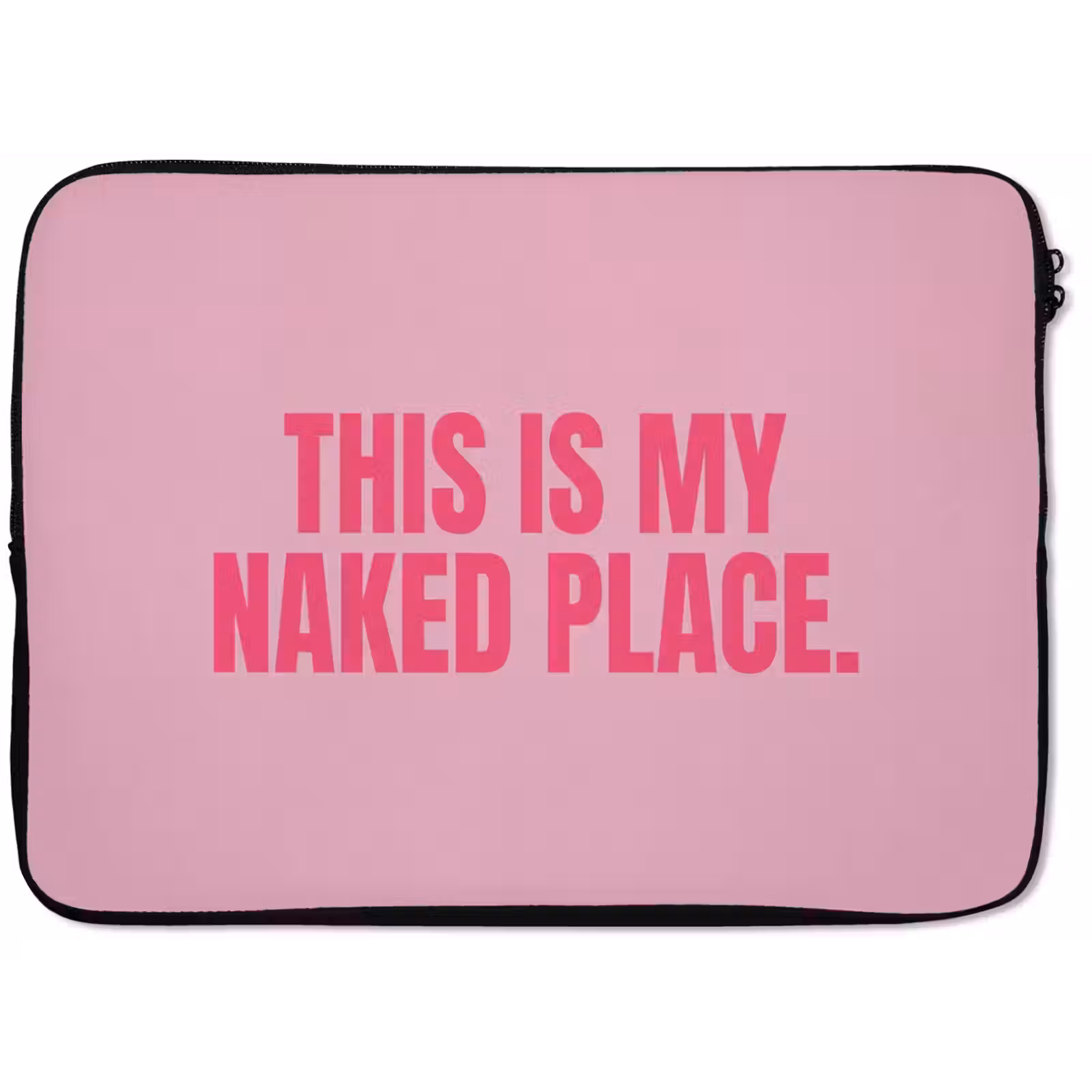 Laptophoes - Tekst - Modern - Roze — 1