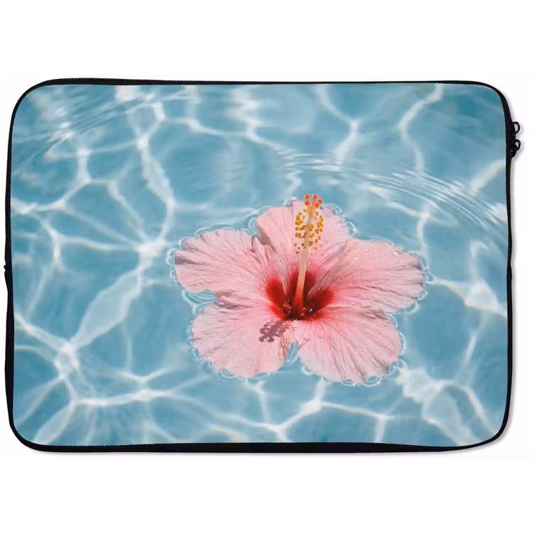 Laptophoes - Hibiscus - Water - Roze — 1