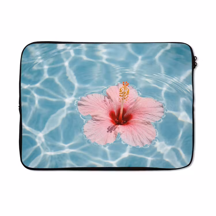 Laptophoes - Hibiscus - Water - Roze — 5