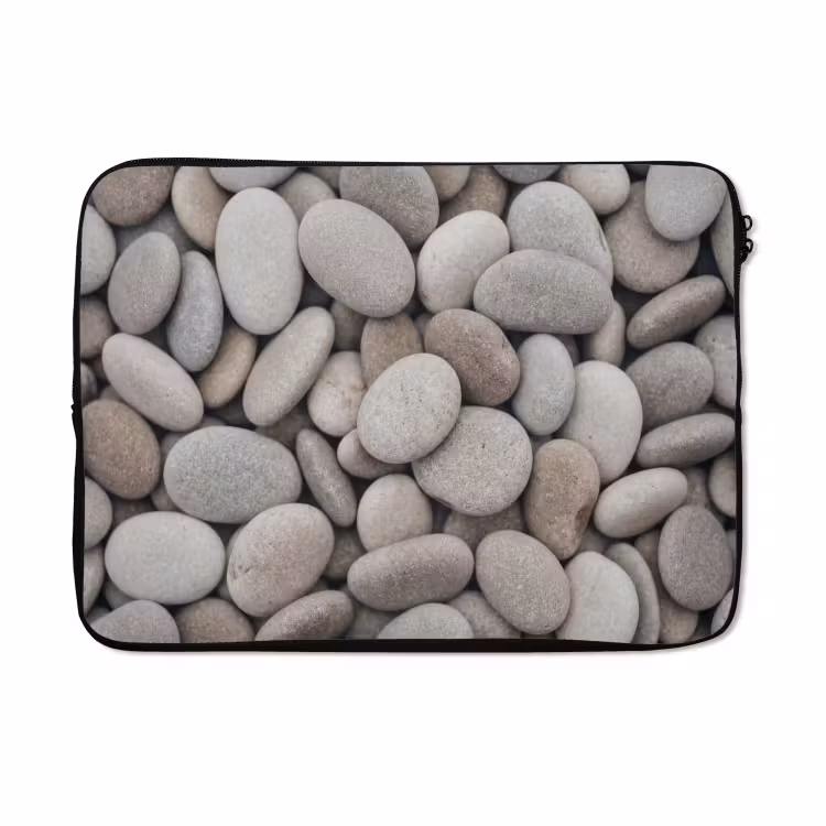 Laptophoes - Kiezels - Stenen - Grijs — 5