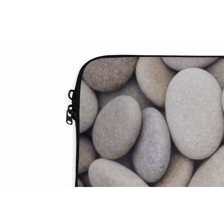 Laptophoes - Kiezels - Stenen - Grijs — 6