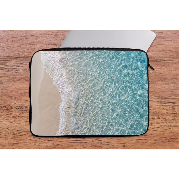 Laptophoes - Kust - Zand - Blauw — 2