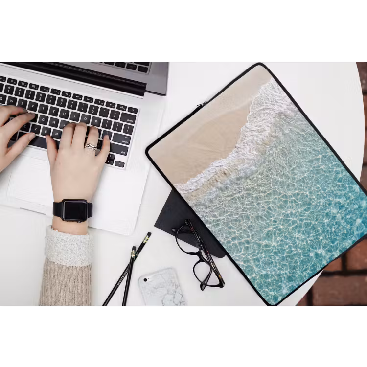 Laptophoes - Kust - Zand - Blauw — 3