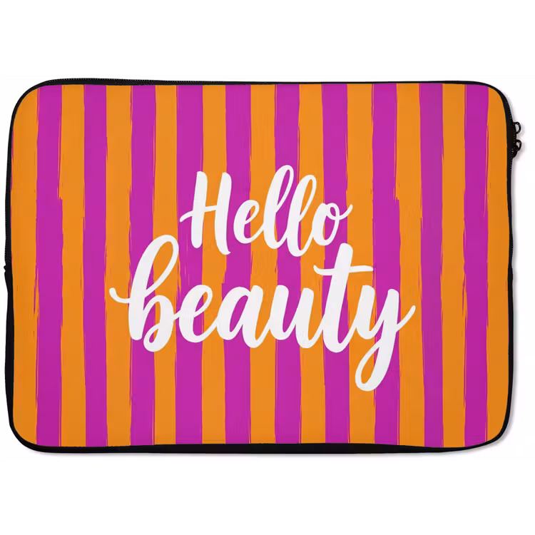 Laptophoes - Modern - Hello - Oranje — 1