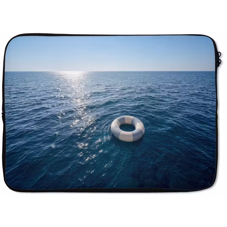Laptophoes - Oceaan - Zwemband - Horizon — 1