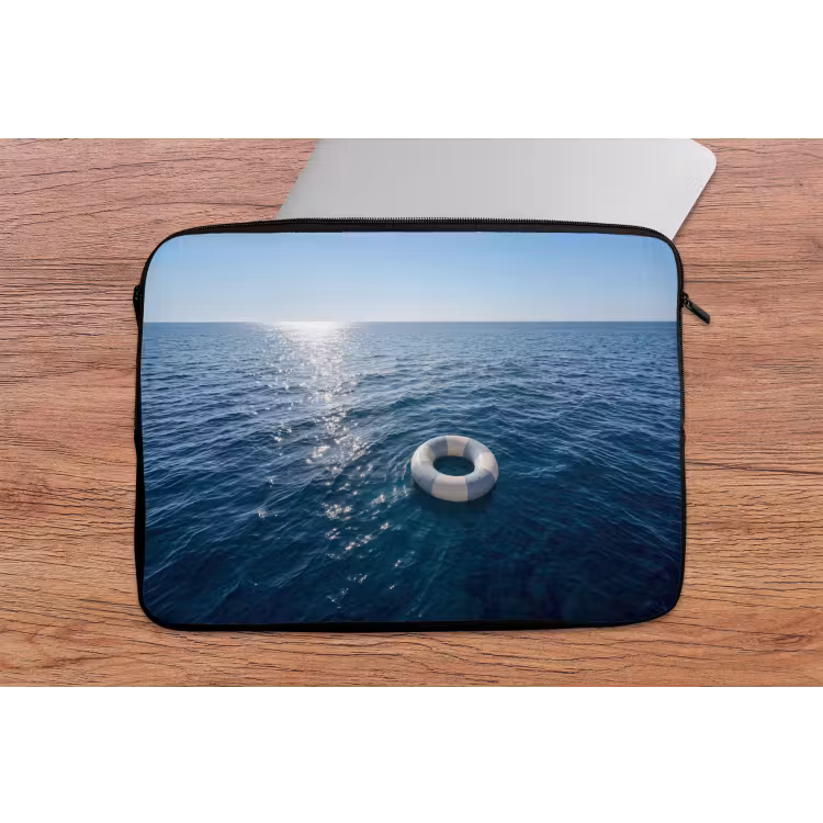 Laptophoes - Oceaan - Zwemband - Horizon — 2