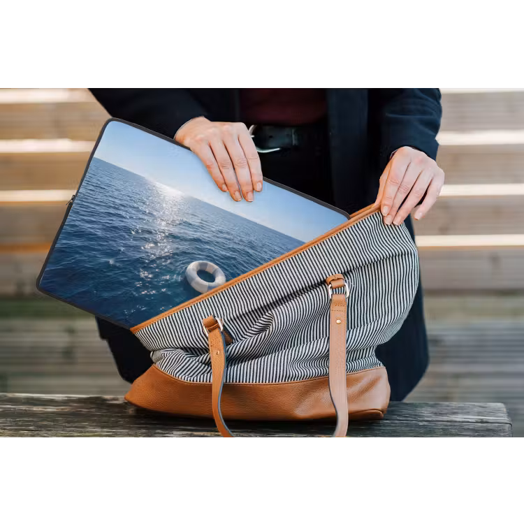 Laptophoes - Oceaan - Zwemband - Horizon — 4