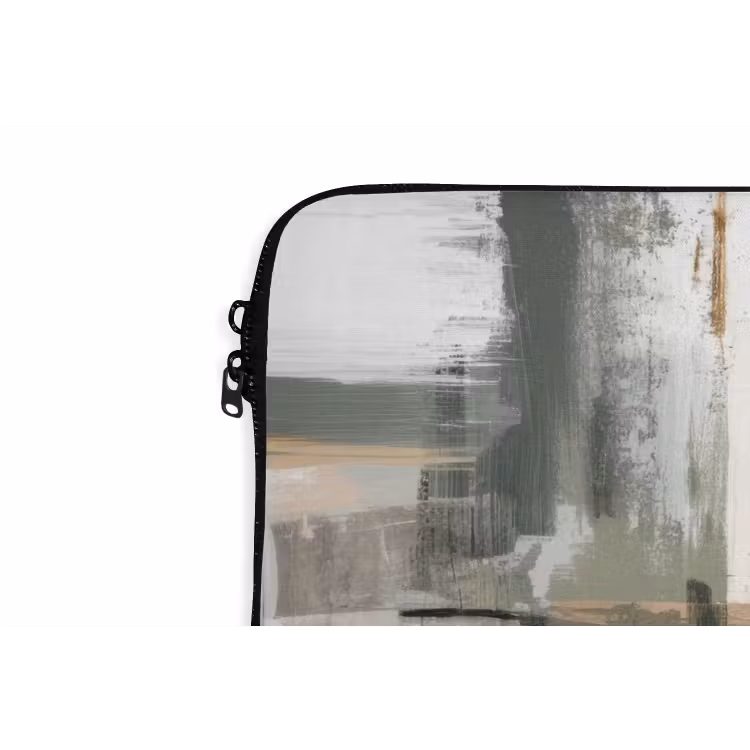 Laptophoes - Penseelstreken - Abstract - Aardetinten — 6