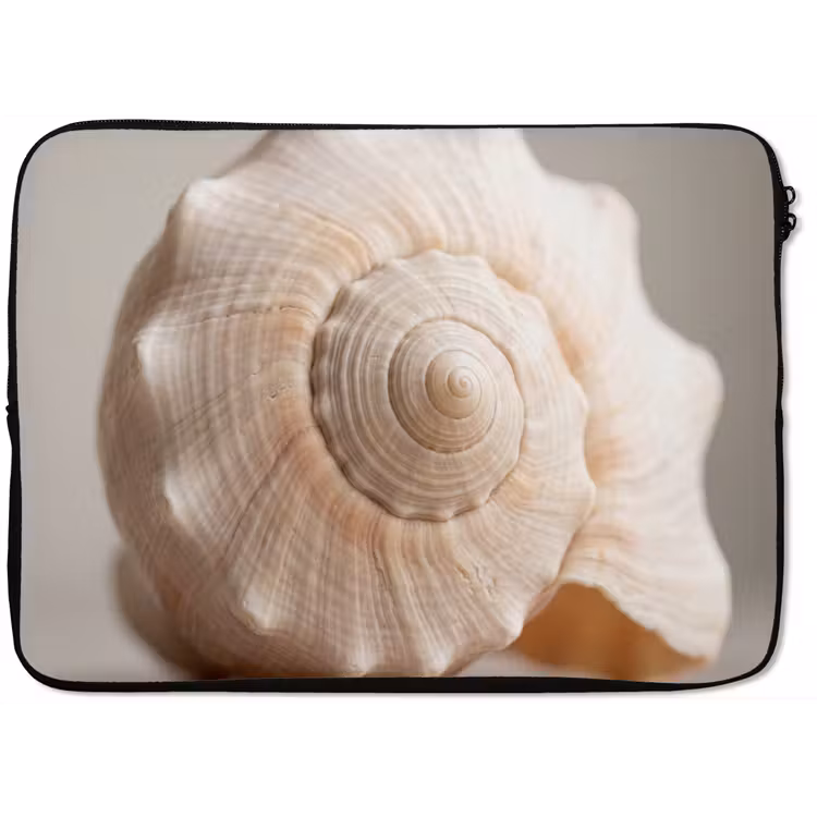 Laptophoes - Schelp - Detail - Beige — 1