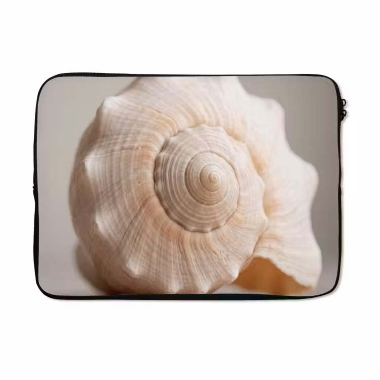 Laptophoes - Schelp - Detail - Beige — 5