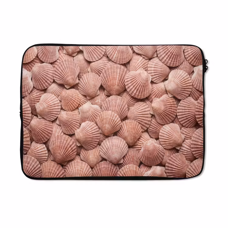 Laptophoes - Schelpen - Patroon - Roze — 5