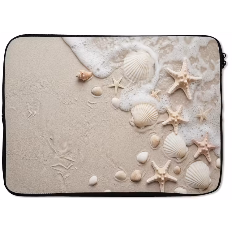 Laptophoes - Schelpen - Zeesterren - Strand — 1