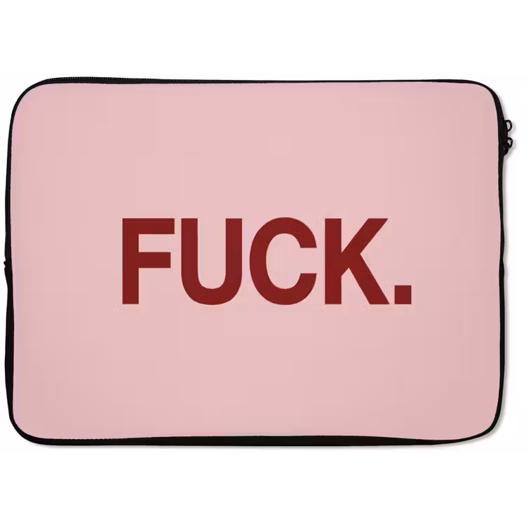 Laptophoes - Statement - Krachtig - Roze — 1