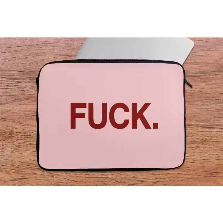Laptophoes - Statement - Krachtig - Roze — 2