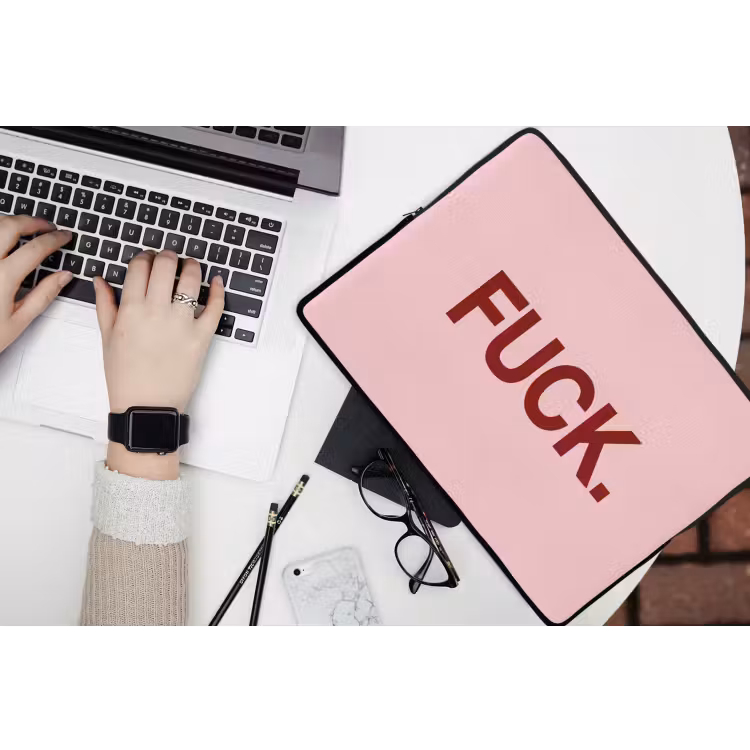 Laptophoes - Statement - Krachtig - Roze — 3