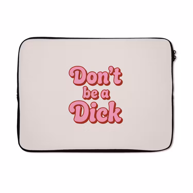 Laptophoes - Tekst - Boodschap - Roze — 5