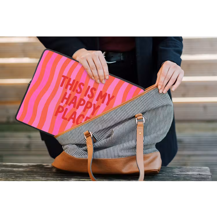 Laptophoes - Tekst - Modern - Kleurrijk — 4