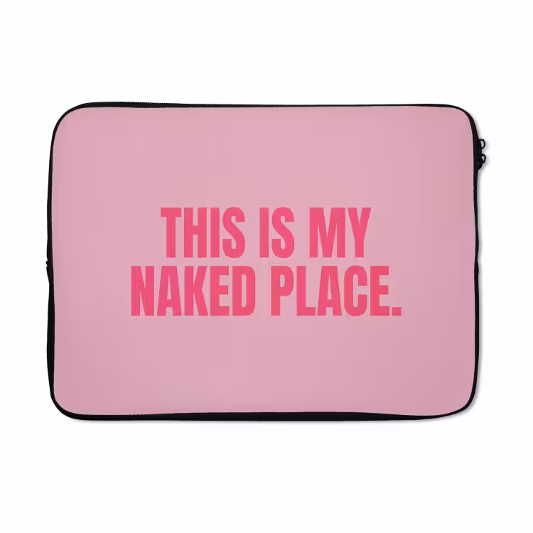 Laptophoes - Tekst - Modern - Roze — 5