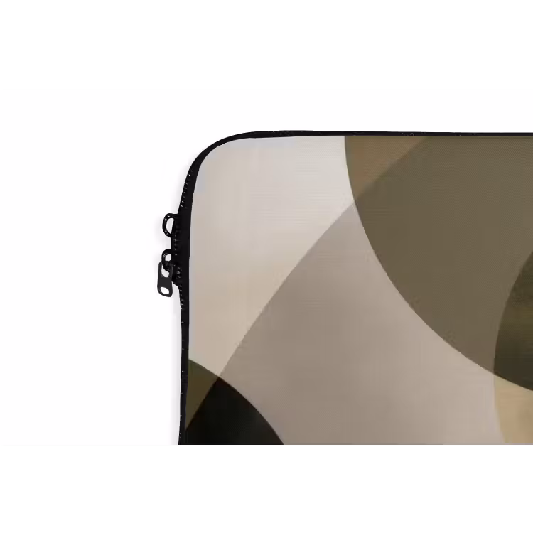 Laptophoes - Vlakken - Abstract - Beige - Cirkels — 6
