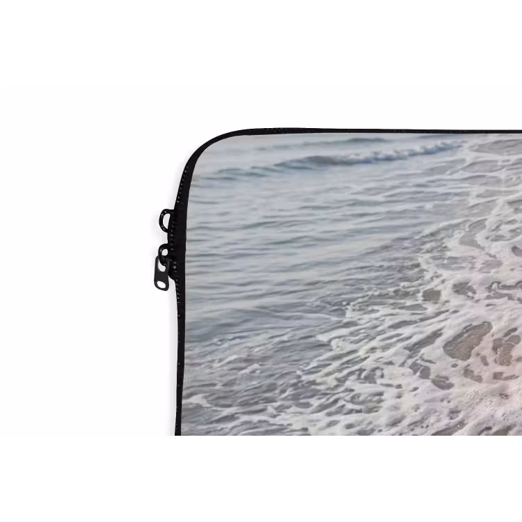 Laptophoes - Voetstappen - Vloedlijn - Zee — 6