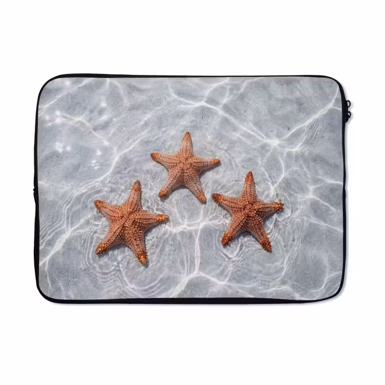 Laptophoes - Zeesterren - Water - Helder — 5