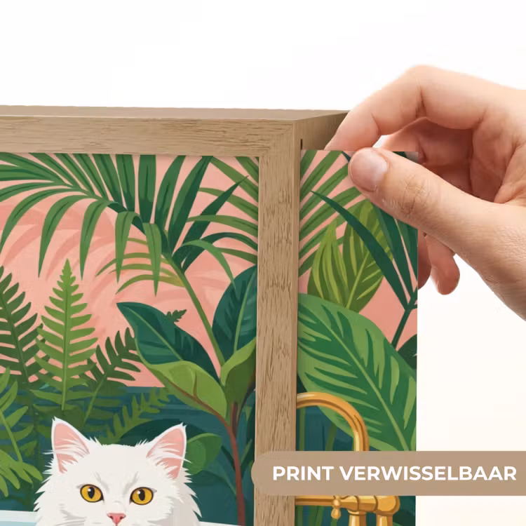 Lightbox - Wandlamp - Badkamer - Kattenparade - Kleurrijk — 5