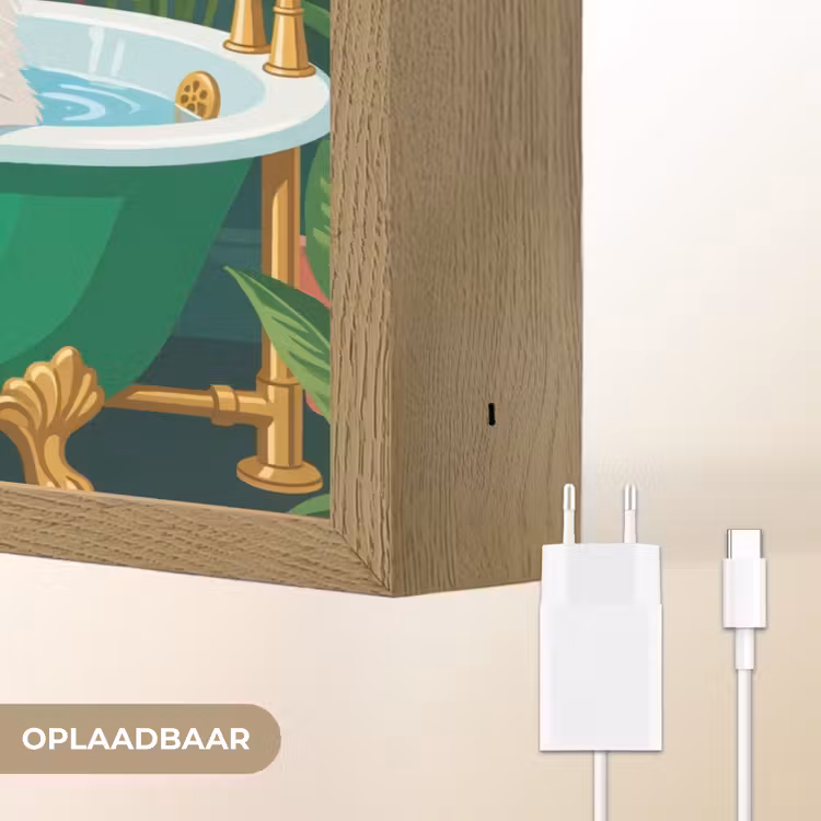Lightbox - Wandlamp - Badkamer - Kattenparade - Kleurrijk — 7