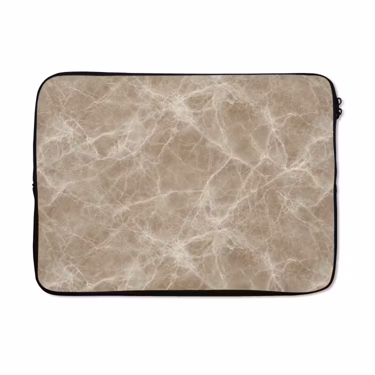 Laptophoes - Bruin - Kristaladers - Marmer — 5