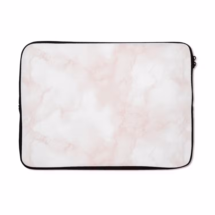 Laptophoes - Wolkenstructuur - Roze - Marmer — 5