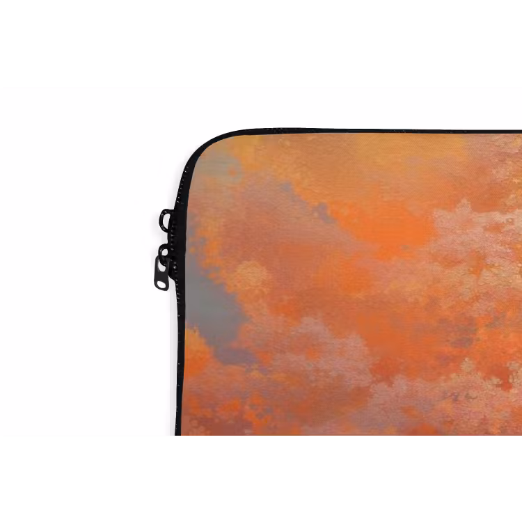Laptophoes - Zee - Boot - Wolken - Oranje — 6