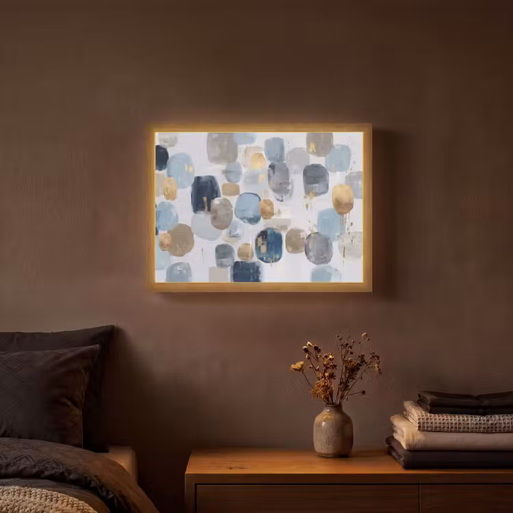 Lightbox - Wandlamp - Abstract - Goud - Vormen — 3