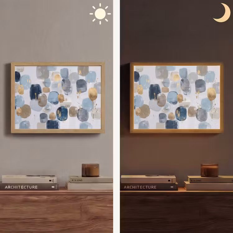 Lightbox - Wandlamp - Abstract - Goud - Vormen — 6
