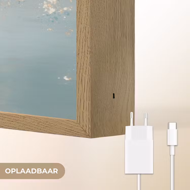 Lightbox - Wandlamp - Bloesems - Minimalistisch - Wateroppervlak - Boot — 7