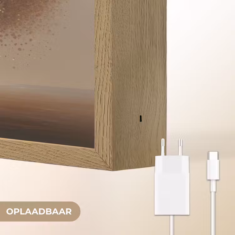 Lightbox - Wandlamp - Bootje - Blaadjes - Goud - Water — 7