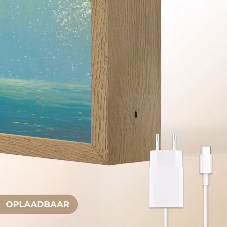 Lightbox - Wandlamp - Bootje - Water - Bladeren - Bloesems — 7