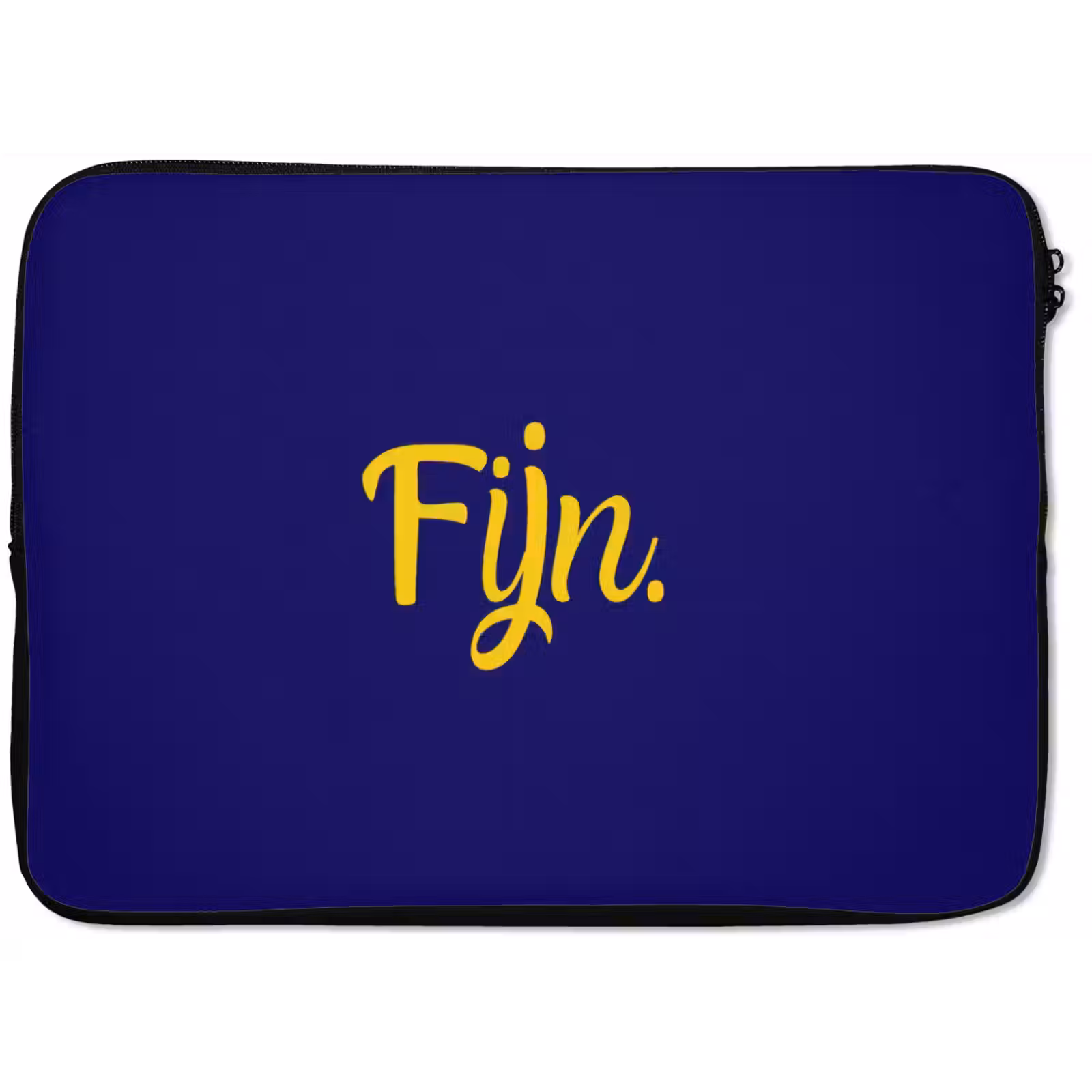 Laptophoes - Blauw - Geel - Fijn — 1