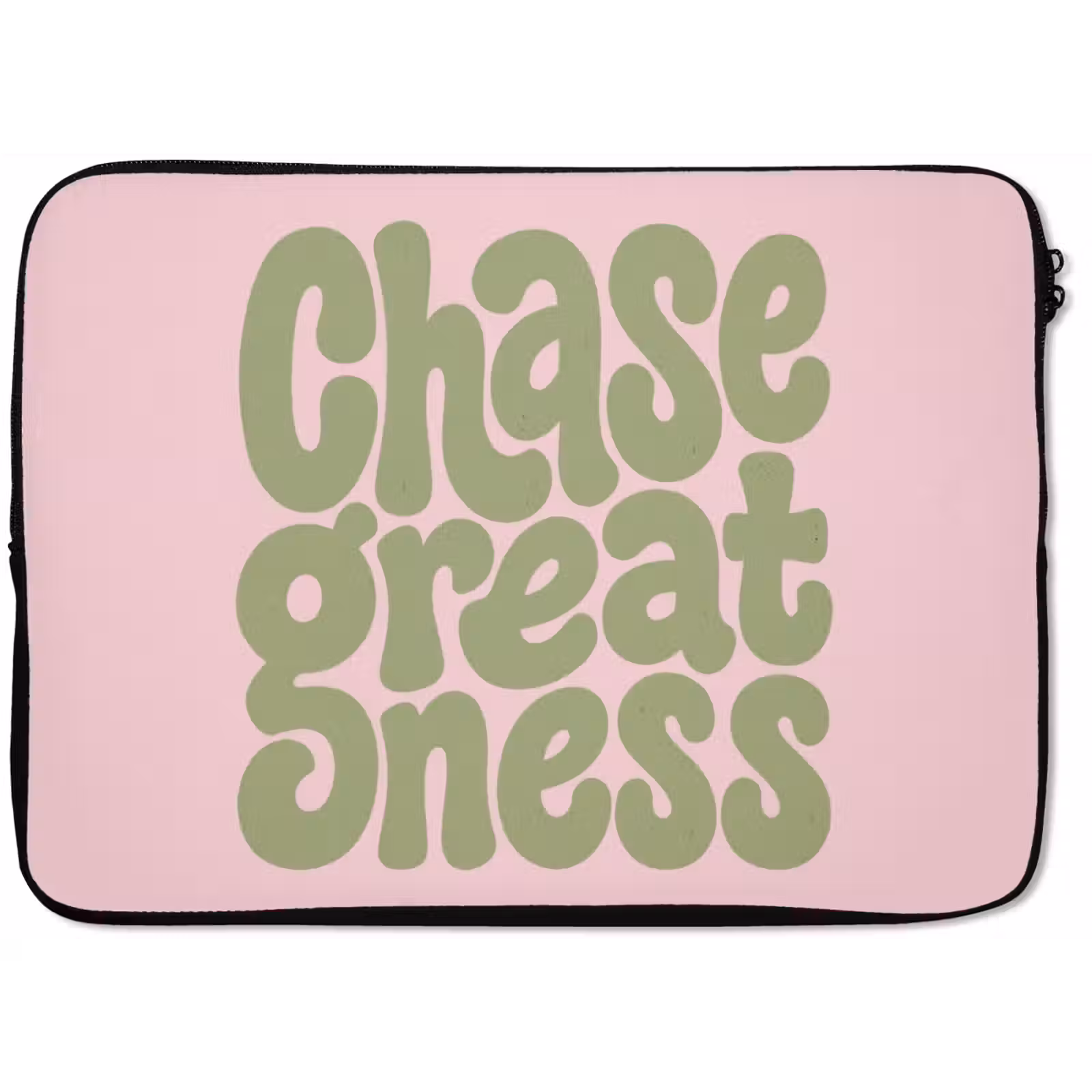 Laptophoes - Chase greatness - Groen - Roze - Retro — 1