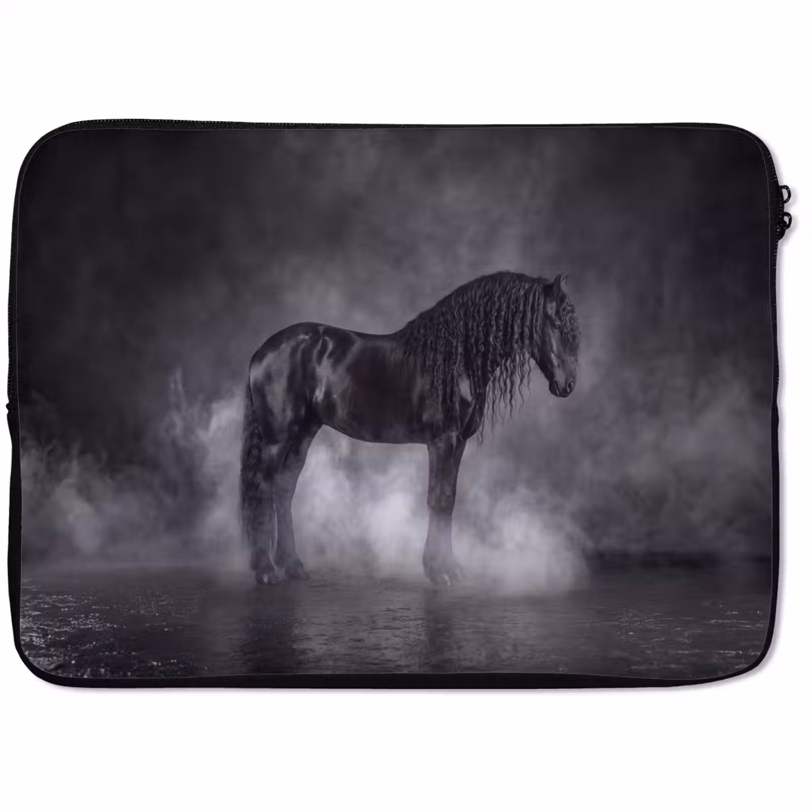 Laptophoes - Paard - Magisch - Zwart — 1