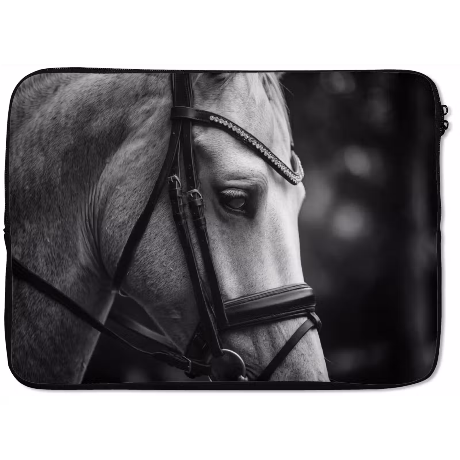 Laptophoes - Paard - Schimmel - Portret — 1
