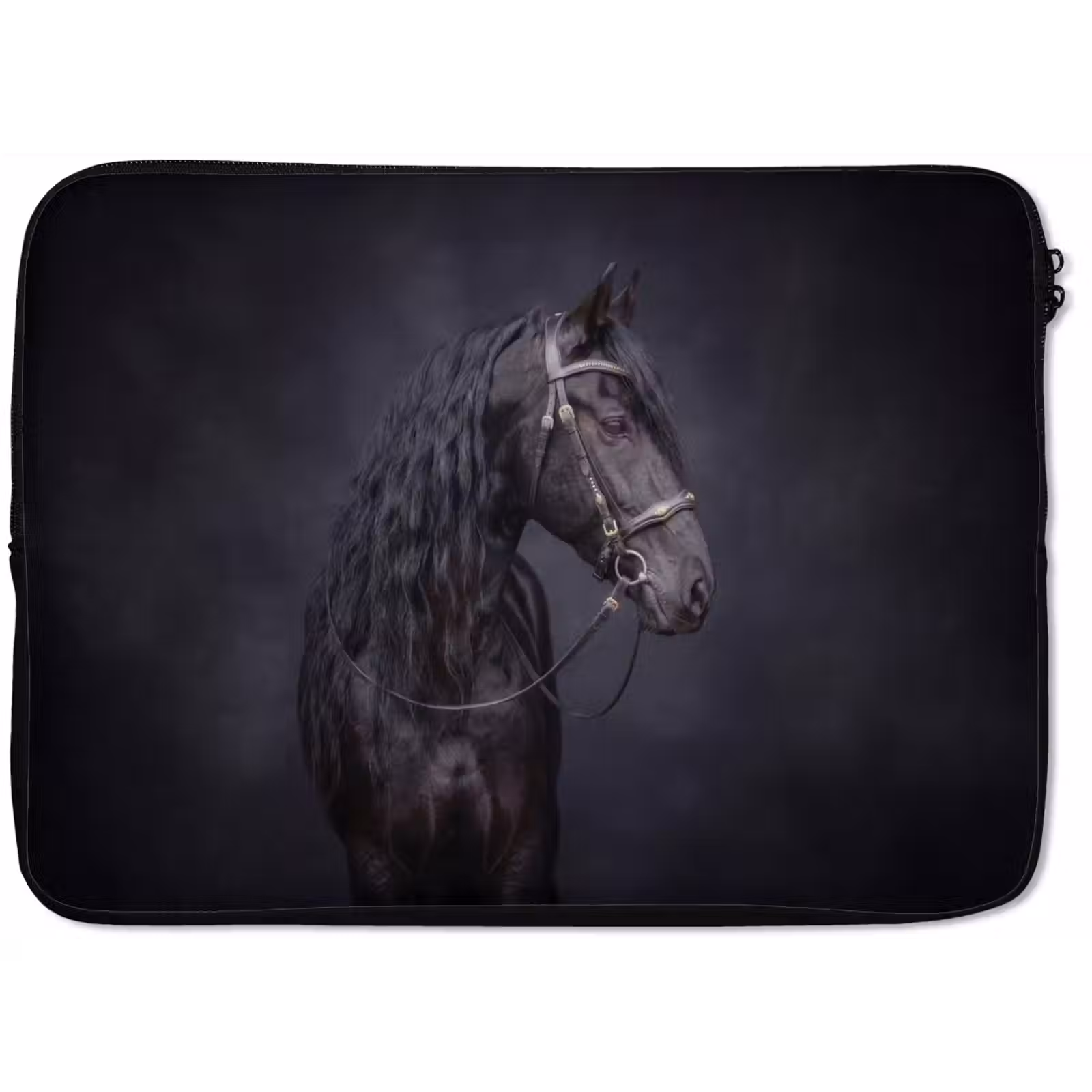 Laptophoes - Portret - Paard - Donker — 1