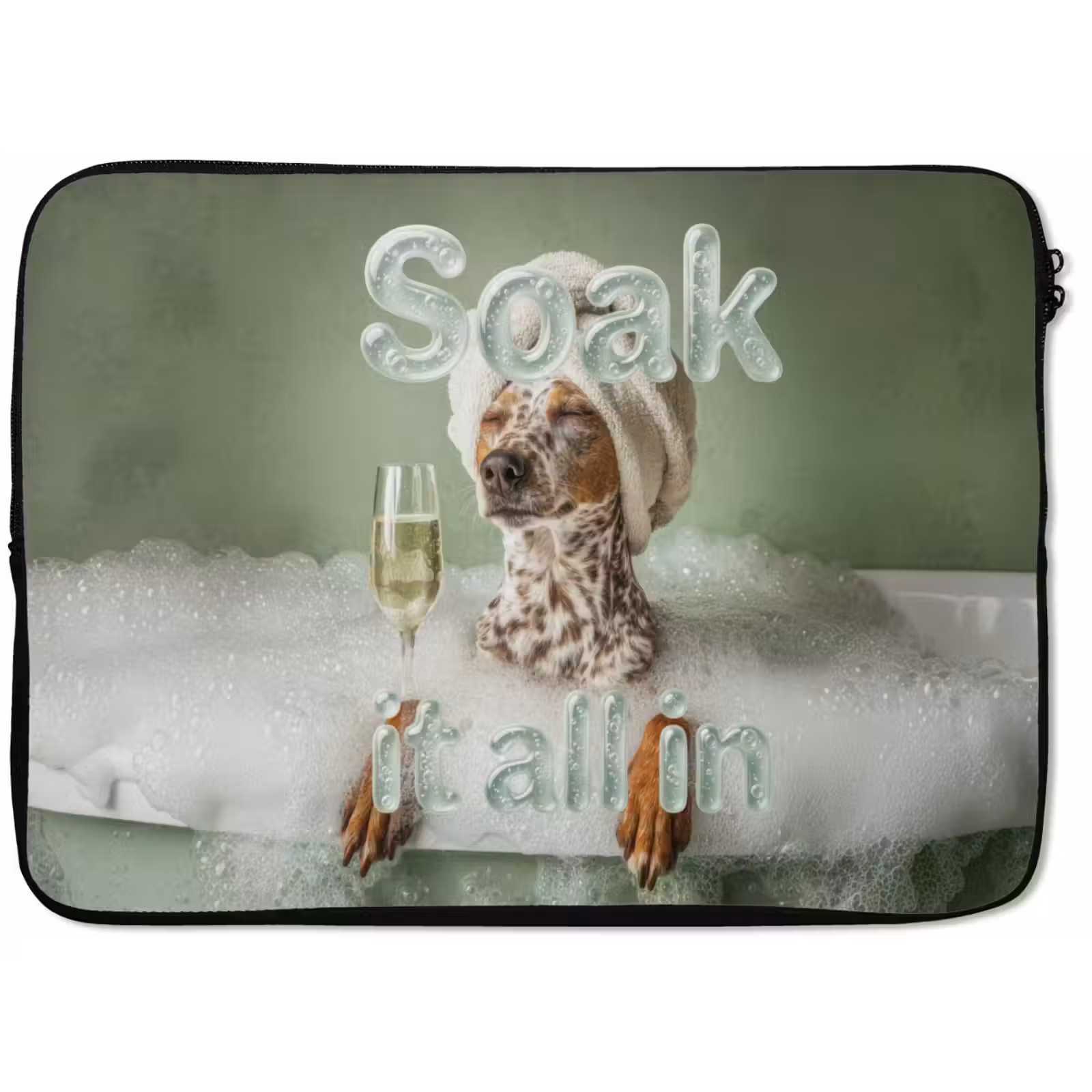 Laptophoes - Soak it all in - Hond - Bad — 1