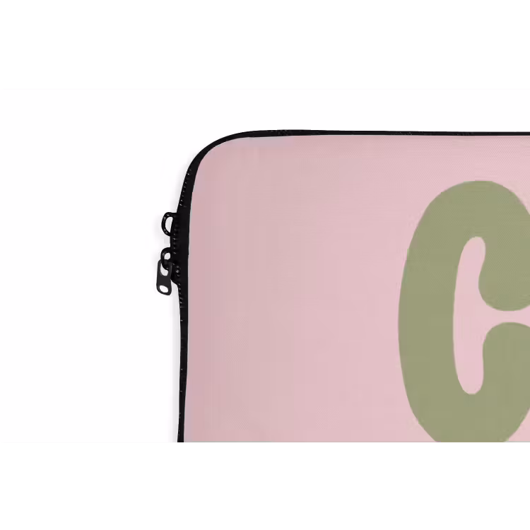Laptophoes - Chase greatness - Groen - Roze - Retro — 6